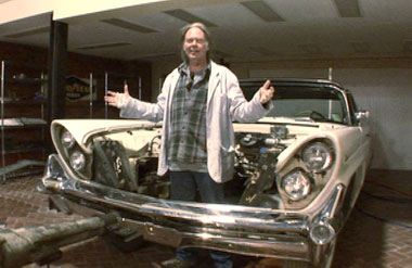 Neil Young in the Linc Volt