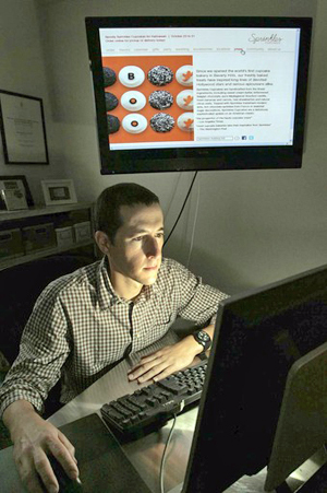 Charles Nelson of Sprinkles Cupcakes, by Lawrence K. Ho, Los Angeles Times